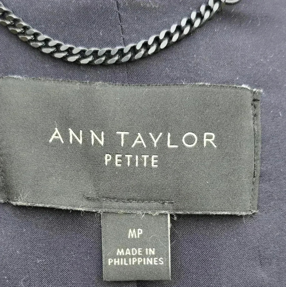 Mod Coat Ann Taylor Jacquard Vintage Inspired Abstract Print - Picture 15 of 16